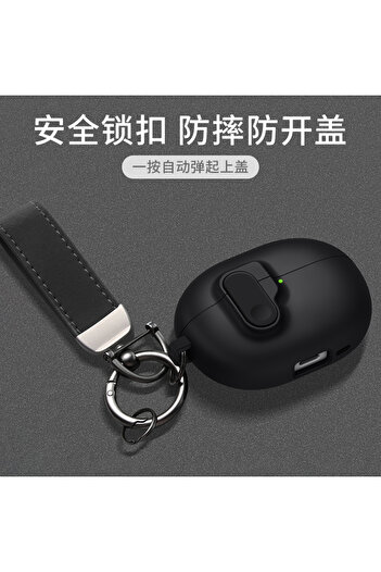 Choice Huawei FreeBuds Pro4 Black Lanyard Case for Huawei Freebuds Pro 4 3 Luxury Wireless Bluetooth Earpho