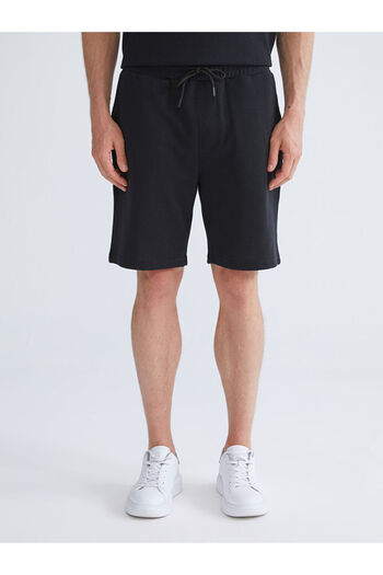 LC Waikiki Black Standard Fit Men's Shorts