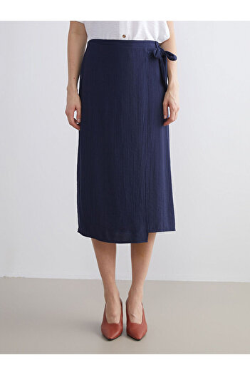 LC Waikiki Create Your Style from Uzg Store |   Tie-Waist Satin Skirt