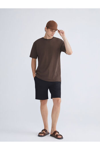 LC Waikiki Black Standard Fit Men's Shorts