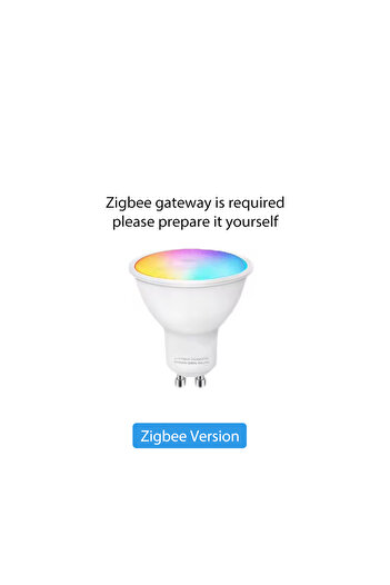 Choice 1 pcs Zigbee verison Smart WiFi Zigbee LED Light Bulb GU10 Dimmable RGBCW Led Lamp For Ewelink APP A