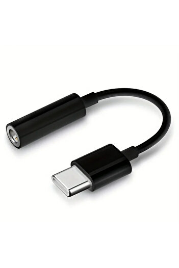 Choice Black Type C To 3.5mm Aux Adapter USB TypeC to 3.5mm AUX Jack Audio Cable Earphone Cable Converter F