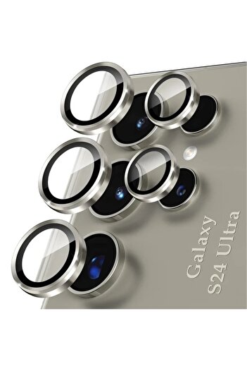 Choice Galaxy S24 Ultra Black Ring Cover For Samsung Galaxy S25 S24 Plus S23 Screen Protector Lens Cap Came