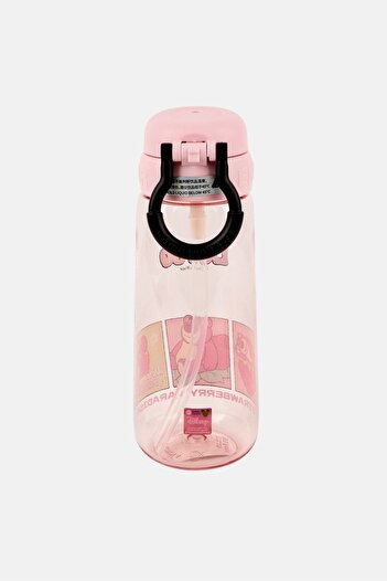Disney Pixar Strawberry Bear Series Lotso Water Bottle 670 ml, Pink