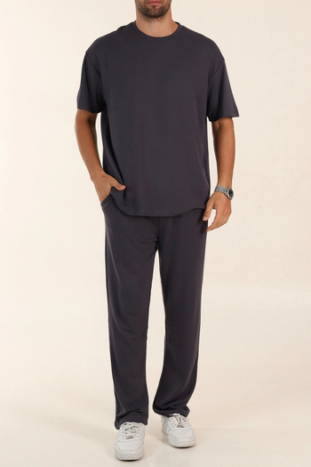 EXSPORT 2-Piece Oversized Comfortable Casual Seasonal Tracksuit Set