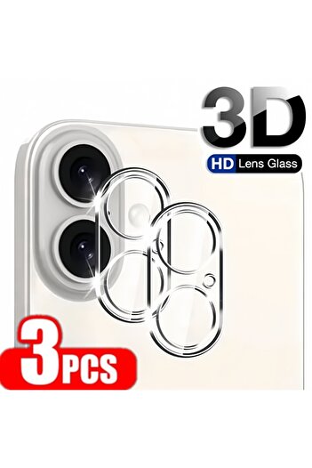 Choice For iPhone 16 16Plus 3PCS Camera Lens Glass For iPhone 16 Pro Max 16 Plus 15pro HD Clear Lens Protec