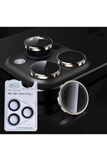 Choice 15pro pro max Gray 1Pc AR+AF Camera Lens Ring Glass For IPhone 15 16 Pro Max 16pro 15plus Lens Scree