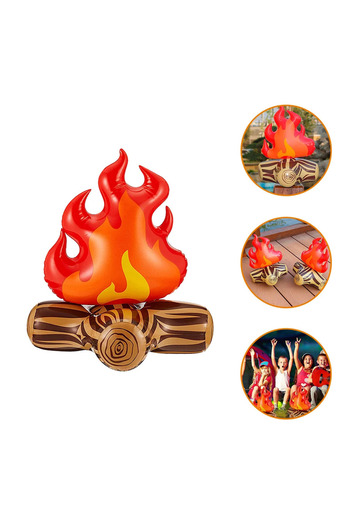 Choice 1pc As Shown Inflatable Flame Model Yard Decoration Props Pvc Bonfire Camping Party Garden Fake Camp