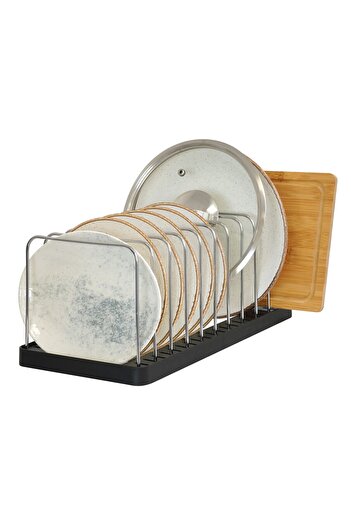 Zokura Vase stand, stainless steel, 39.5x18.2x17.5cm -