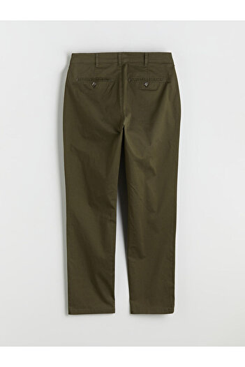 LC Waikiki Khaki Standard Fit Men's Chino Trousers