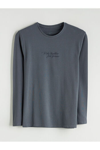 LC Waikiki Gray Standard Fit Men's Pajama Set