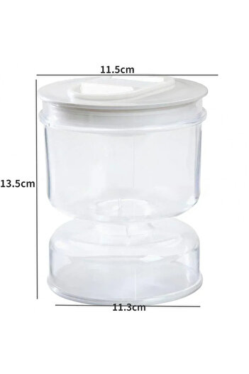 Choice A Sealed Kimchi Jar with Dry Wet Separation for Household Use Kimchi Jar with Flip Container and Fi.
