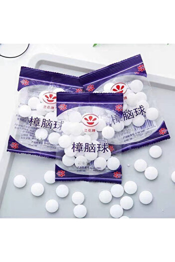 Choice 20g Natural Camphor Ball Wardrobe Shoe Odor Removal Insect-resistant Moth-proof Wardrobe Mildew Moth