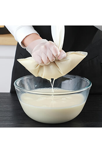 Choice L WHITE Squeeze vegetable stuffing bag household cabbage drainage floor drain soybean milk filter de