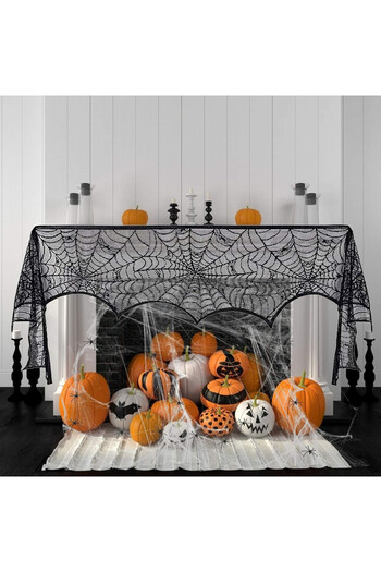 OEM Halloween decoration set Katoom, textile/plastic, black/white, 32 pieces