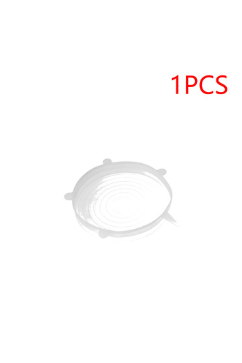 Choice 21cm 1pc 1/5pcs Silicone Preservation Cover Reusable Airtight Food Universal Dish Stretch Round Lid