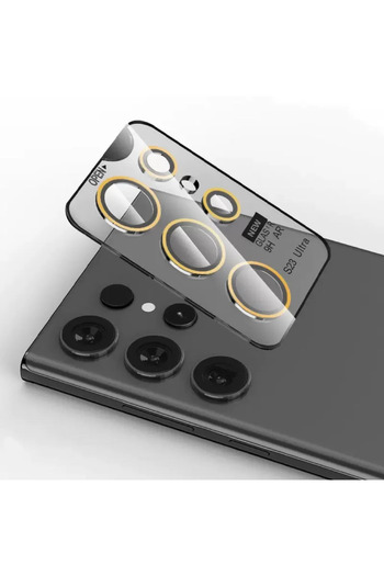 Choice For S25 Ultra Gold Senior Camera Tempered Glass Lens Protector For Samsung Galaxy S25 Plus S25 S24 U