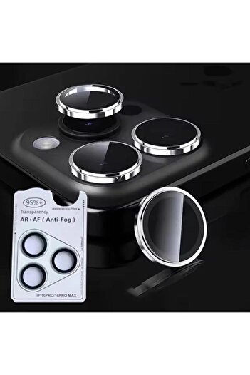 Choice 15pro pro max Silver 1Pc AR+AF Camera Lens Ring Glass For IPhone 15 16 Pro Max 16pro 15plus Lens Scr