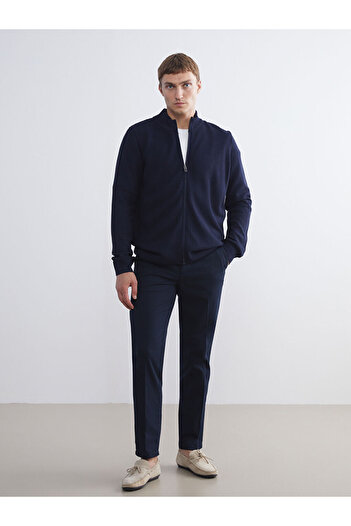 LC Waikiki Create Your Style from Uzg Store |   Standard Fit Stand Collar Men's Knit Cardigan