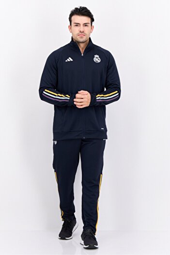 adidas Men Sportswear Fit Embroidered Logo Real Madrid Training Tracksuits, Navy