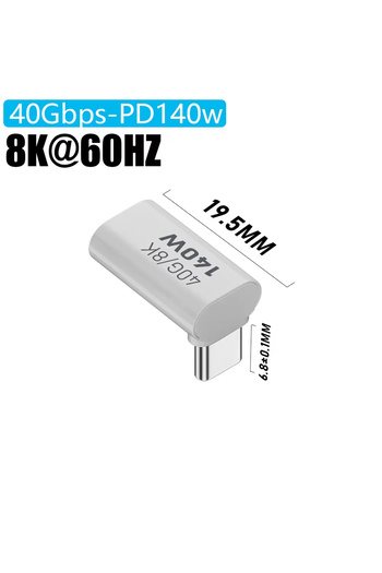 Choice 6 NNBILI PD140W USB4.0 USB C to C Fast Charging Adapter Converter 40Gbps Data Sync Connector 8K@60H.
