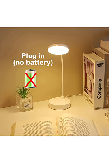 Choice USB Plug LED Desk Lamp With USB Charging Port Flexible LED White Light Perfect for Home Office Readi