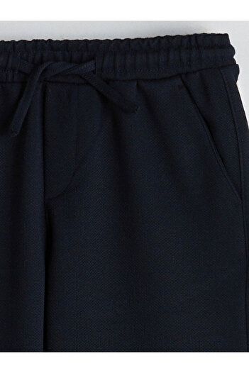 LC Waikiki Navy Blue Boys' Sweatpants with Elastic Waist