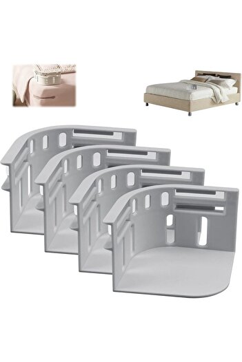 Choice Light Grey Bed Sheet Holder 4Pack Ultra Secure Mattress Fit Slipping Wrinkles Adjustable and Durable