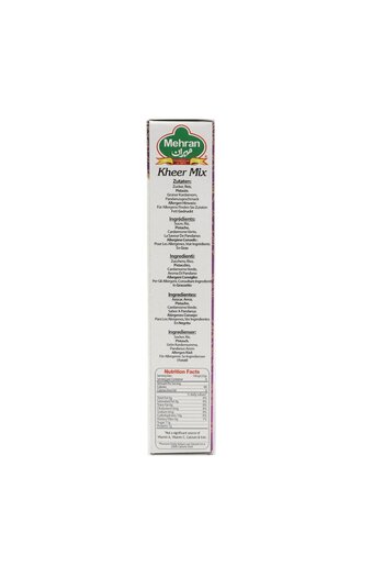 MEHRAN Kheer Mix 180 g Traditional Rice Dessert Mix with Real Milk Sugar Rice and Natural Flavor