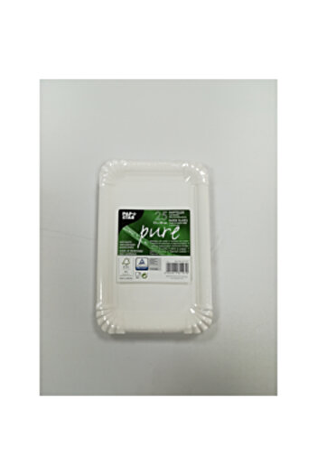 Papstar Set 25 platouri biodegradabile, 13x20 cm