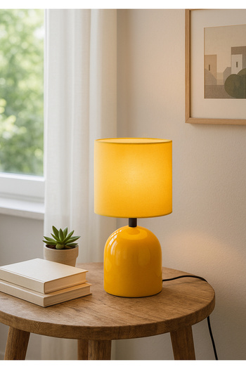 HOMİNG Novi Metal Mustard Yellow Lampshade - 241631
