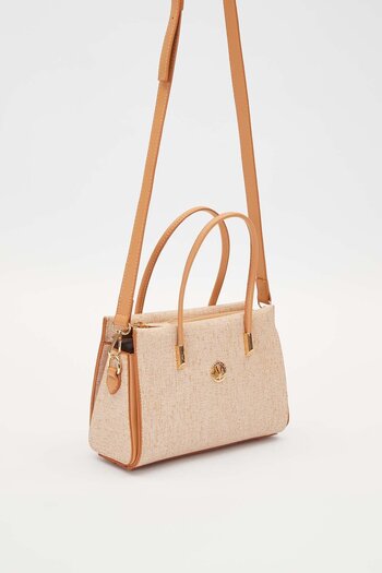 Levidor Mink Fabric Look Handbag