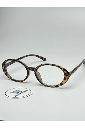 BluePepper Toms V3 Black Oval Blue Light Filter Screen Glasses Can Change Optical Compatible Glasses 53-12-142