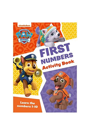 Harper Collins Nickelodeon PAW Patrol: First Numbers Activity Book - Learn The Numbers 1-10
