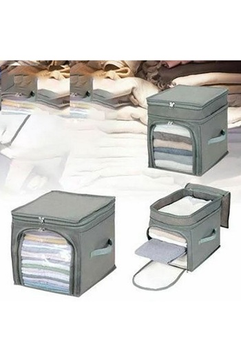 farist Windowed Clothes Quilt Pillow Storage Bag over Wiew 36*30*30cm