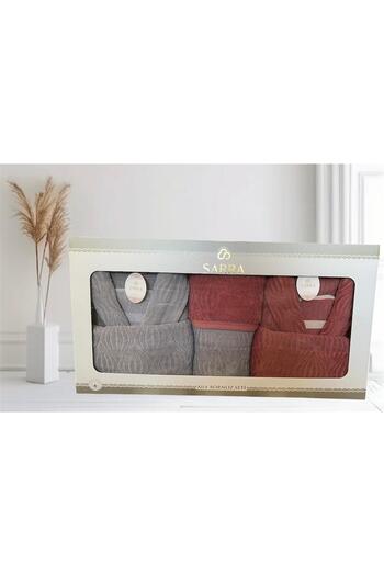 sarra Mussel Family Bathrobe Set