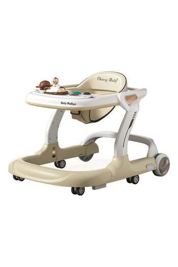 kiddoz Multifunctional Baby Walker - Gray