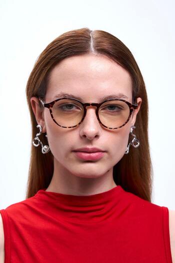 Bilge Karga Pearl Leoapard Blue Light Protective Glasses