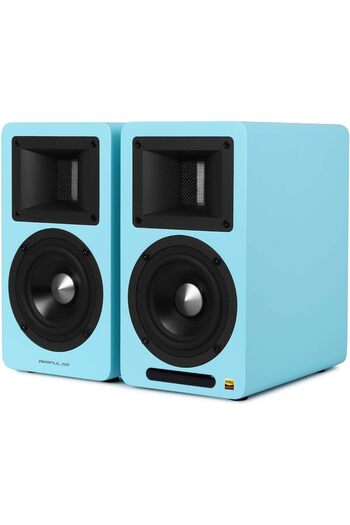 Edifier Air Pulse A80 Wood styling active bookshelf speaker,Remote,BT5.0,AUX,PC,USB,OPT,Sub Out