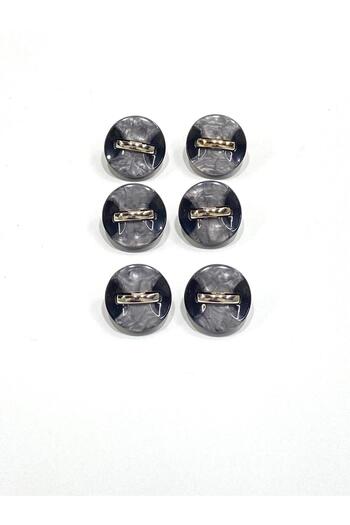 karantuhafiye Shiny Surface, Button with Light Gold Belt Accessory / 1.8 cm / M03118 / Smoked