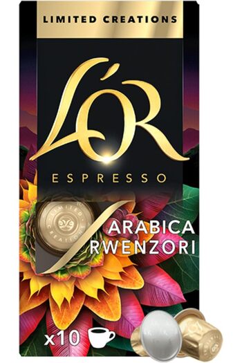 L'OR - Espresso Coffee - Arabica Rwenzori - Limited Edition - Intensity 8 - Medium Roast - 10 Alumin