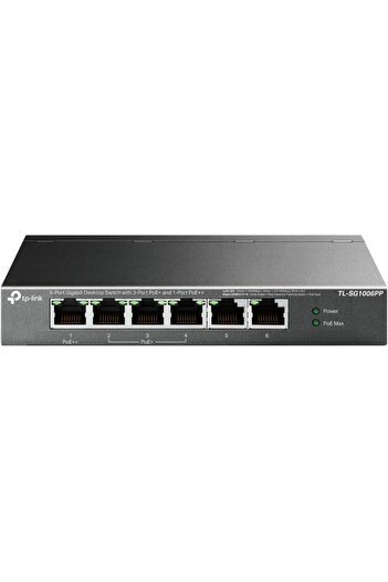 TP-LINK Switch TL-SG1006PP, Gigabit, 6 Porturi, PoE