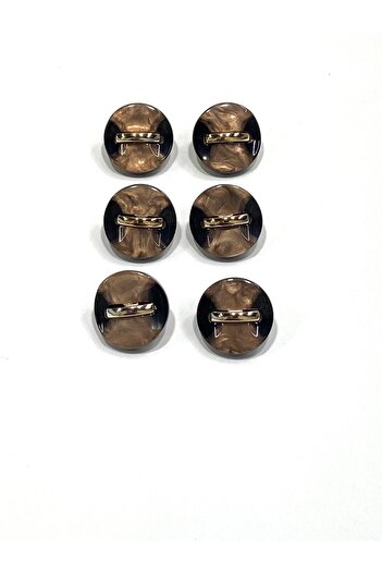 karantuhafiye Shiny Surface, Light Gold Belt Accessory Button / 1.8 cm / M03118 / Milky Coffee