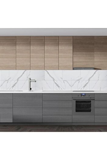 Renkli Duvarlar 60cmx30cm 1 Adet Shiny Mermer Desenli Yapışkanlı Salon Banyo Wc Duvar Kaplama Paneli Kağıdı
