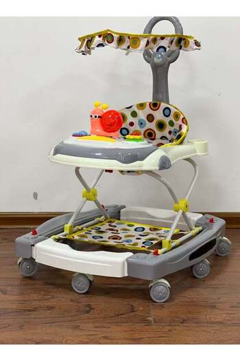 kiddoz Baby Walker - Gray