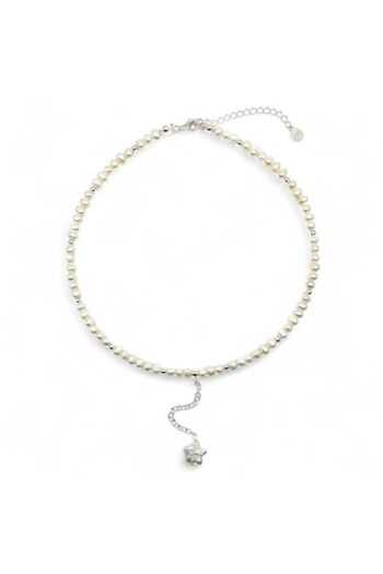 Lexy's Boutique Colier din Argint cu Perle de Cultura, 38-43 cm – Pure Radiance