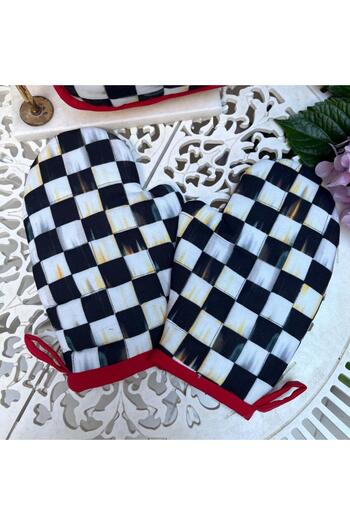 Çengelli İğne Kitchen Gloves 2 Pack Without Embroidery Right Left