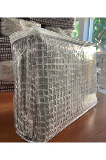 İsmail Gürel Set of 4 Windores Multi-Purpose Natural Decorative Seat Cover for Armchair, Sofa, Sofa Bed