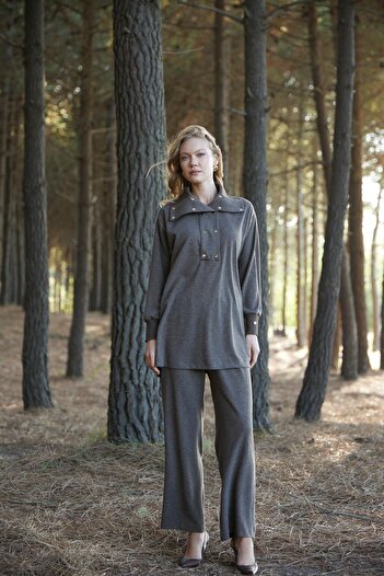 Moodbasic ÇITÇIT DETAYLI TRİKO TAKIM