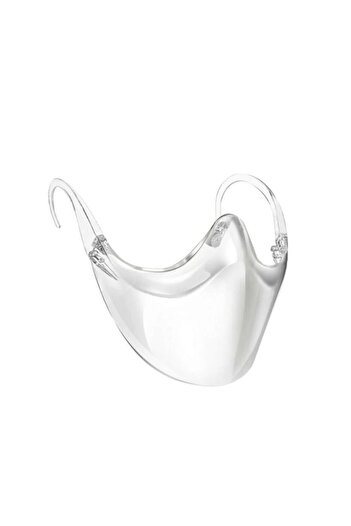 NEO Transparent Protective Mask for Adults, Comfortable Fixation with Eyeglass Arms on the Ears, N